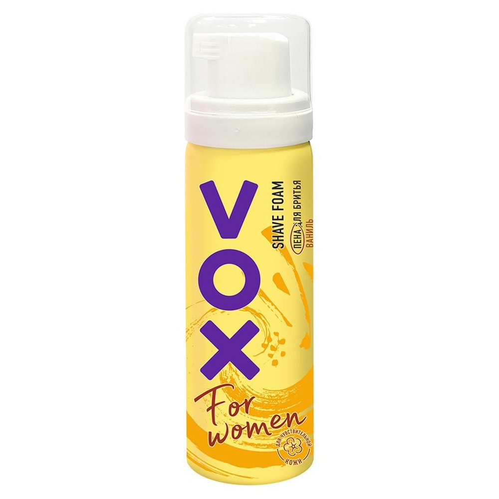 Пена для бритья VOX For women ваниль 50 мл - фото 4