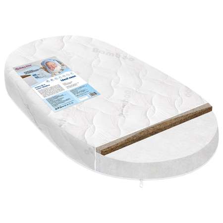 Матрац в кроватку Baby Elite Ideal овал 125*65*12 ID-4