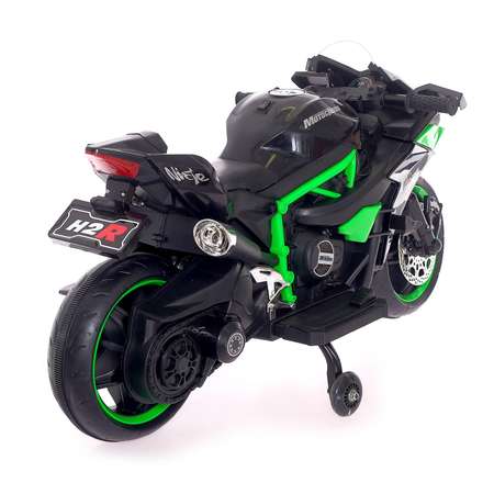 Электромотоцикл Sima-Land «Спортбайк» 2 мотора цвет чёрный