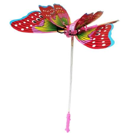 Игрушка Keyprods светящаяся на палочке бабочка розовый