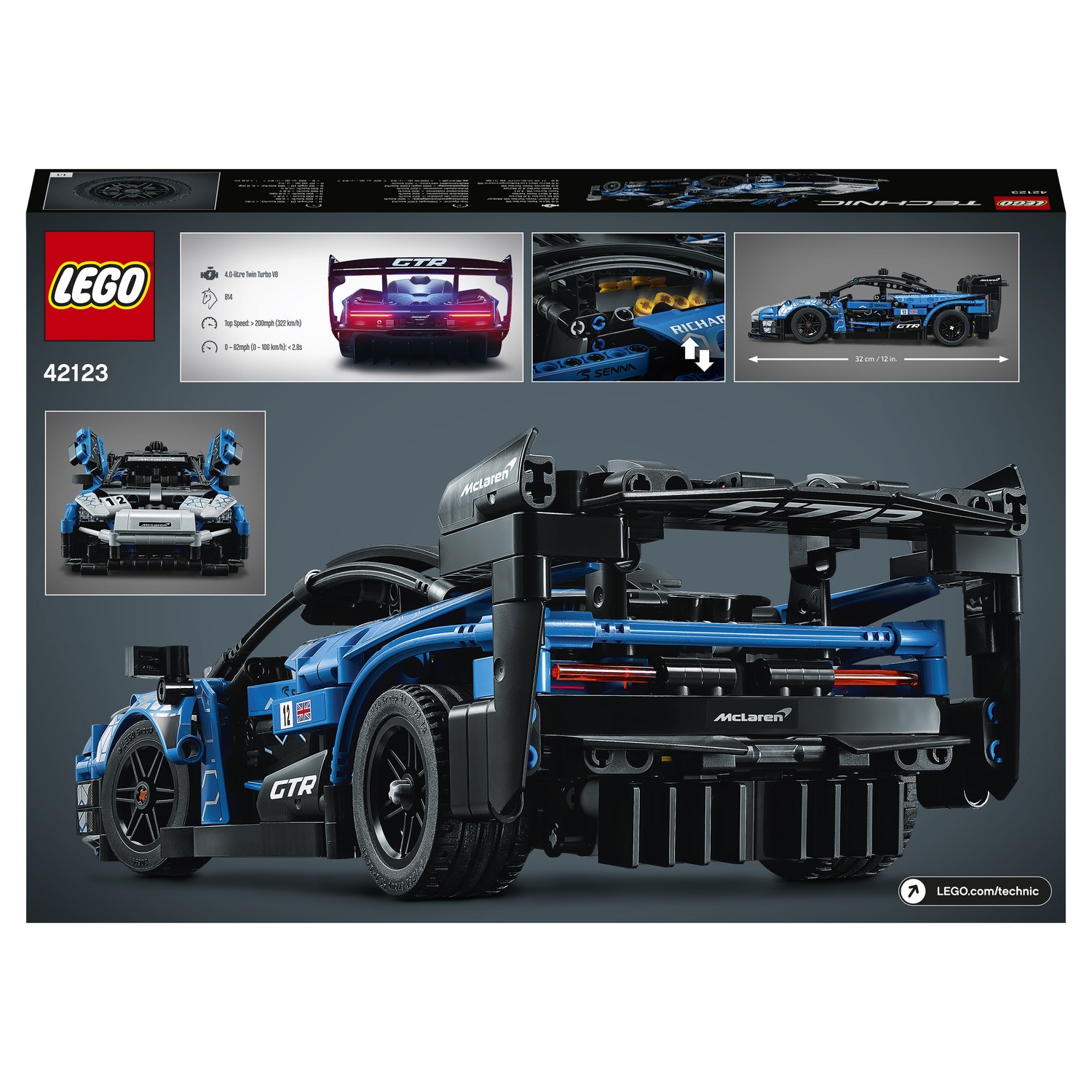 Конструктор LEGO Technic McLaren Senna GTR 42123 - фото 3