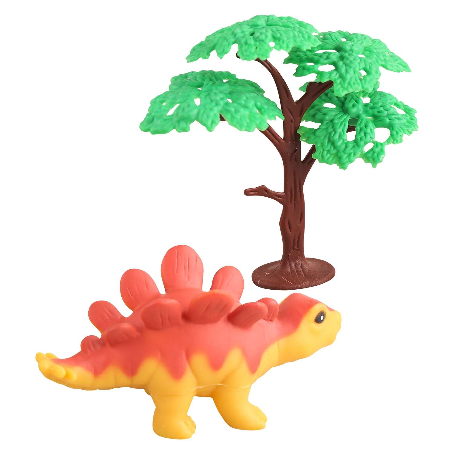 Игровой набор Mioshi Маленькие звери: Стегозавр 12х6 см - фото 3