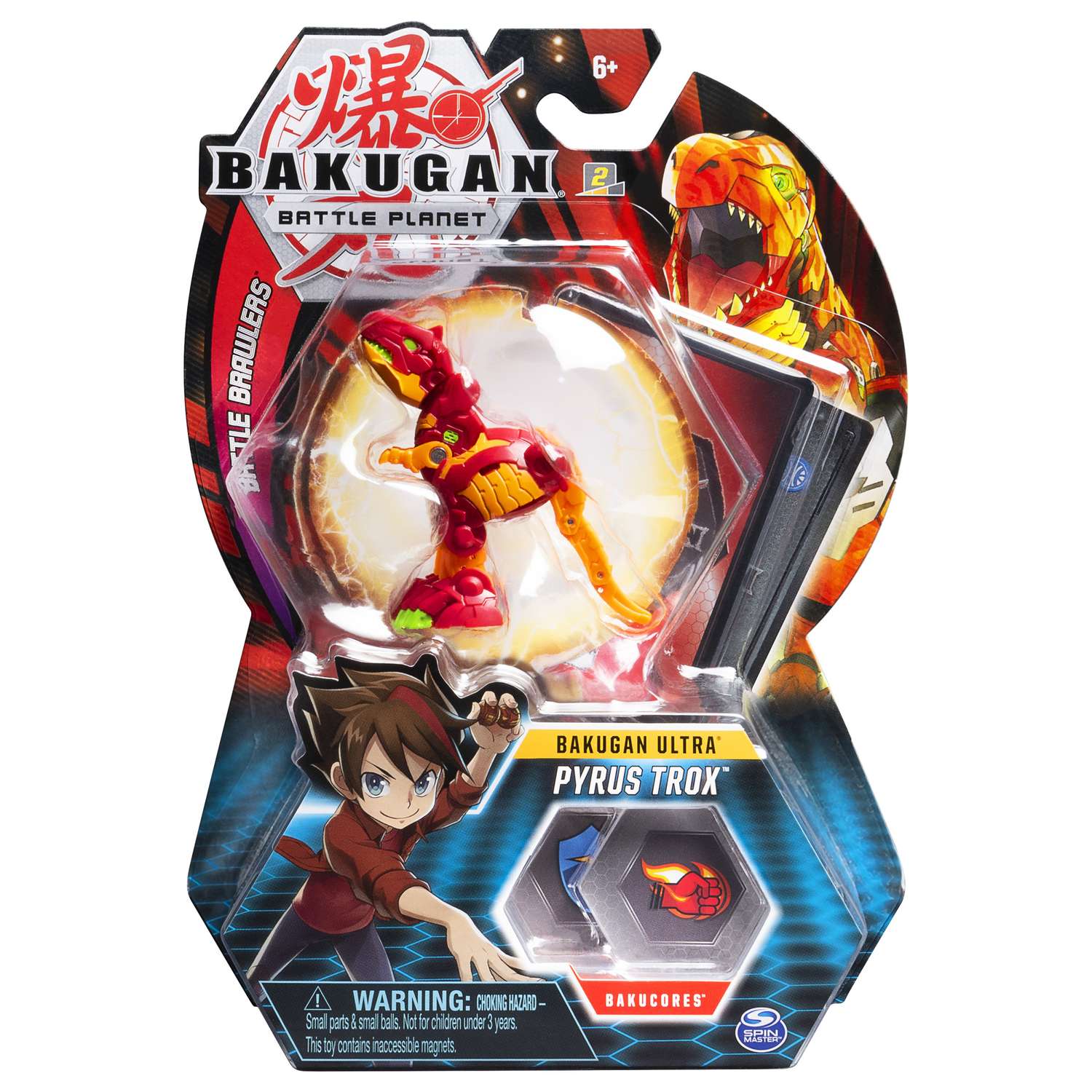 Фигурка-трансформер Bakugan Ультра Rex Red 6045146/20109040 - фото 2