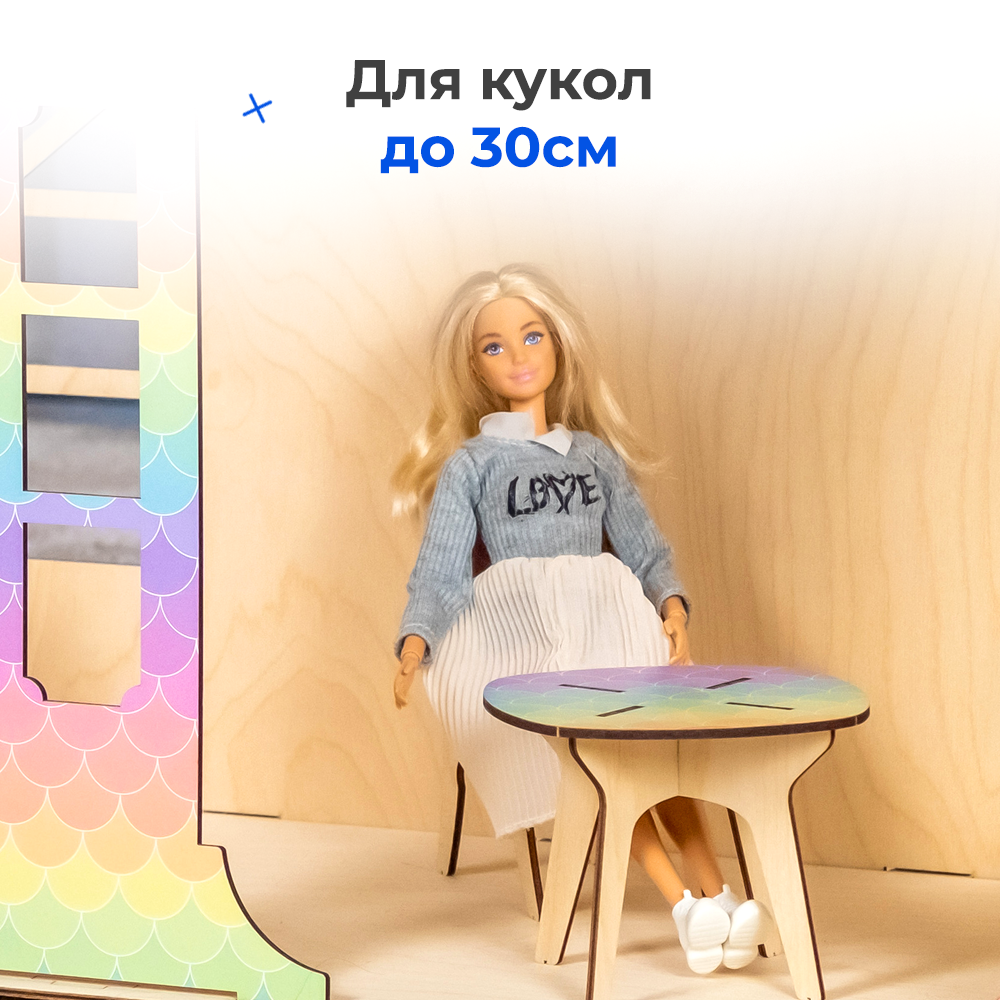 Домик для кукол Teremtoys с мебелью КД-14В - фото 3