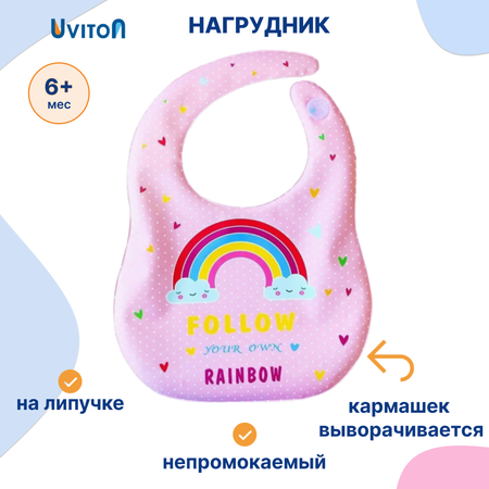 Нагрудник Uviton пластик 1 шт. в ассортименте