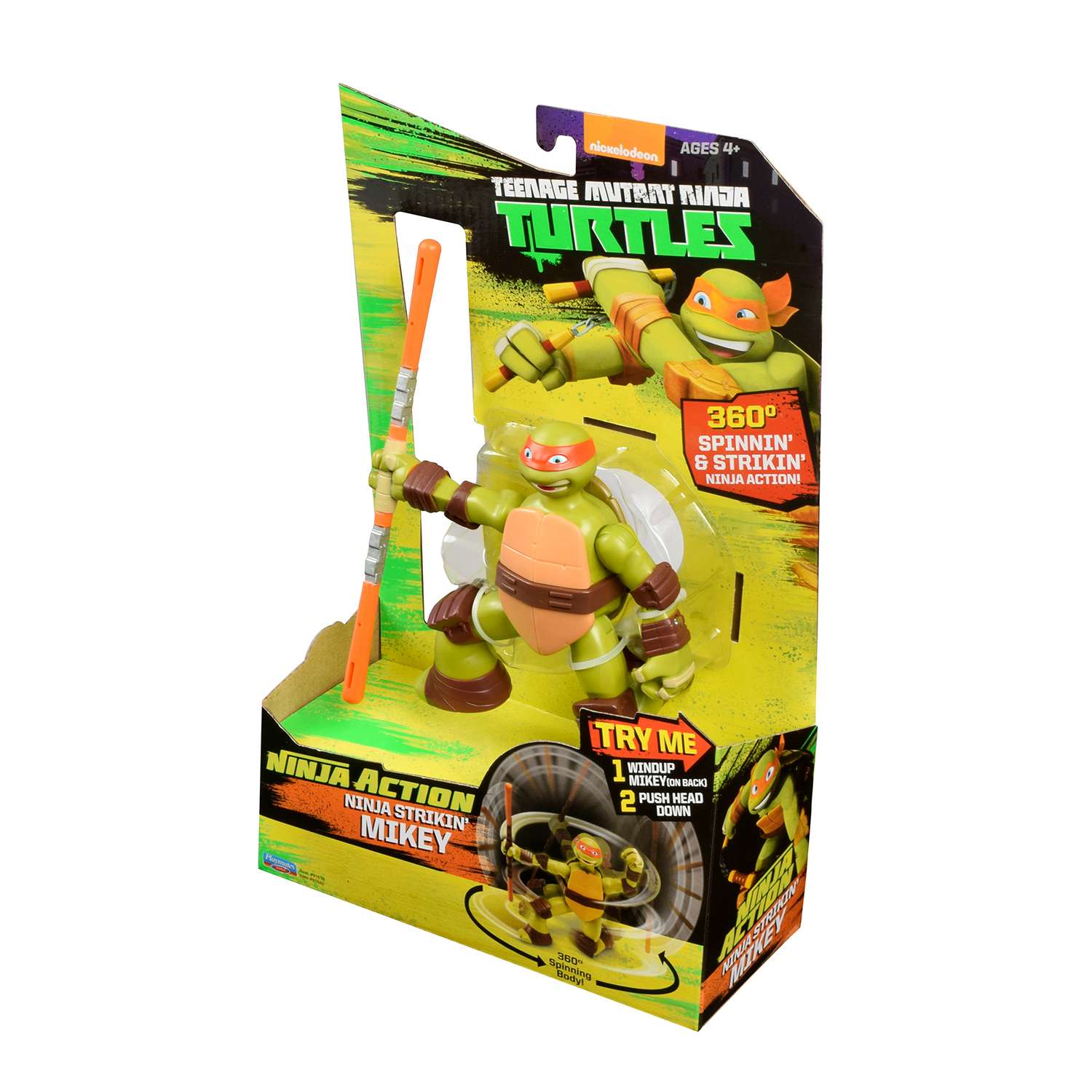 Заводная фигурка Ninja Turtles(Черепашки Ниндзя) Черепашка-ниндзя 15см - фото 4