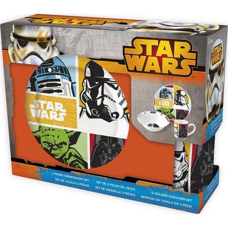 Набор керамической посуды STOR в подарочной упаковке Snack Set Star Wars (3 шт.)