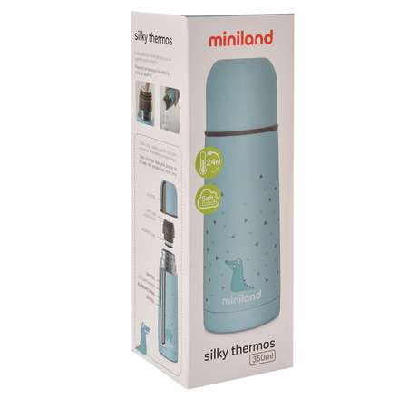 Термос Miniland для жидкостей Silky Thermos 350 мл голубой