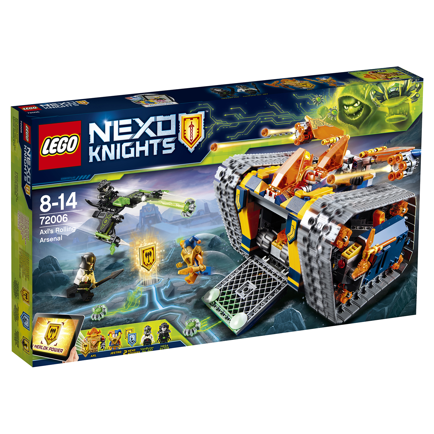 Конструктор LEGO Мобильный арсенал Акселя Nexo Knights (72006) купить по  цене 4499 ₽ в интернет-магазине Детский мир