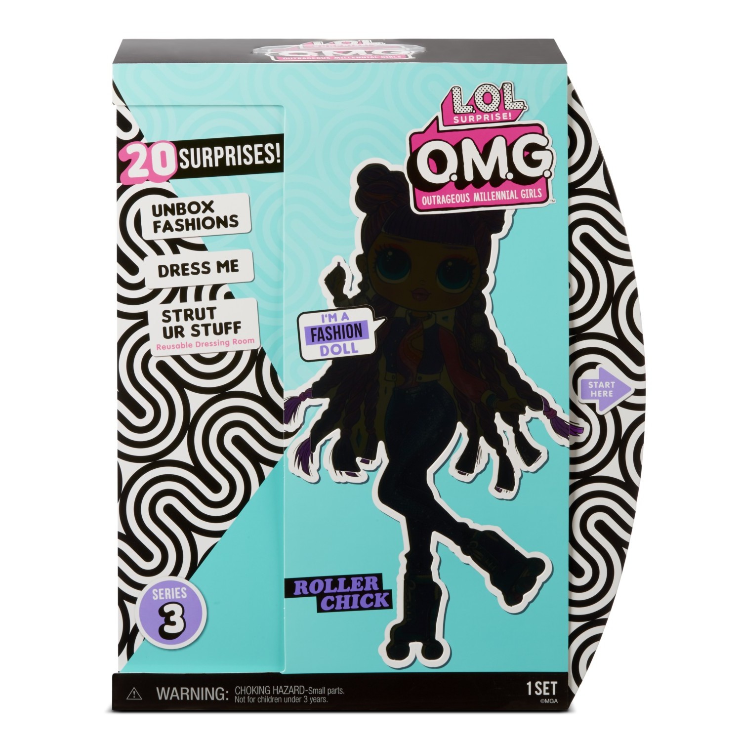 Кукла L.O.L. Surprise! OMG Disco Sk8er в непрозрачной упаковке (Сюрприз) 567196E7C 567196E7C - фото 13