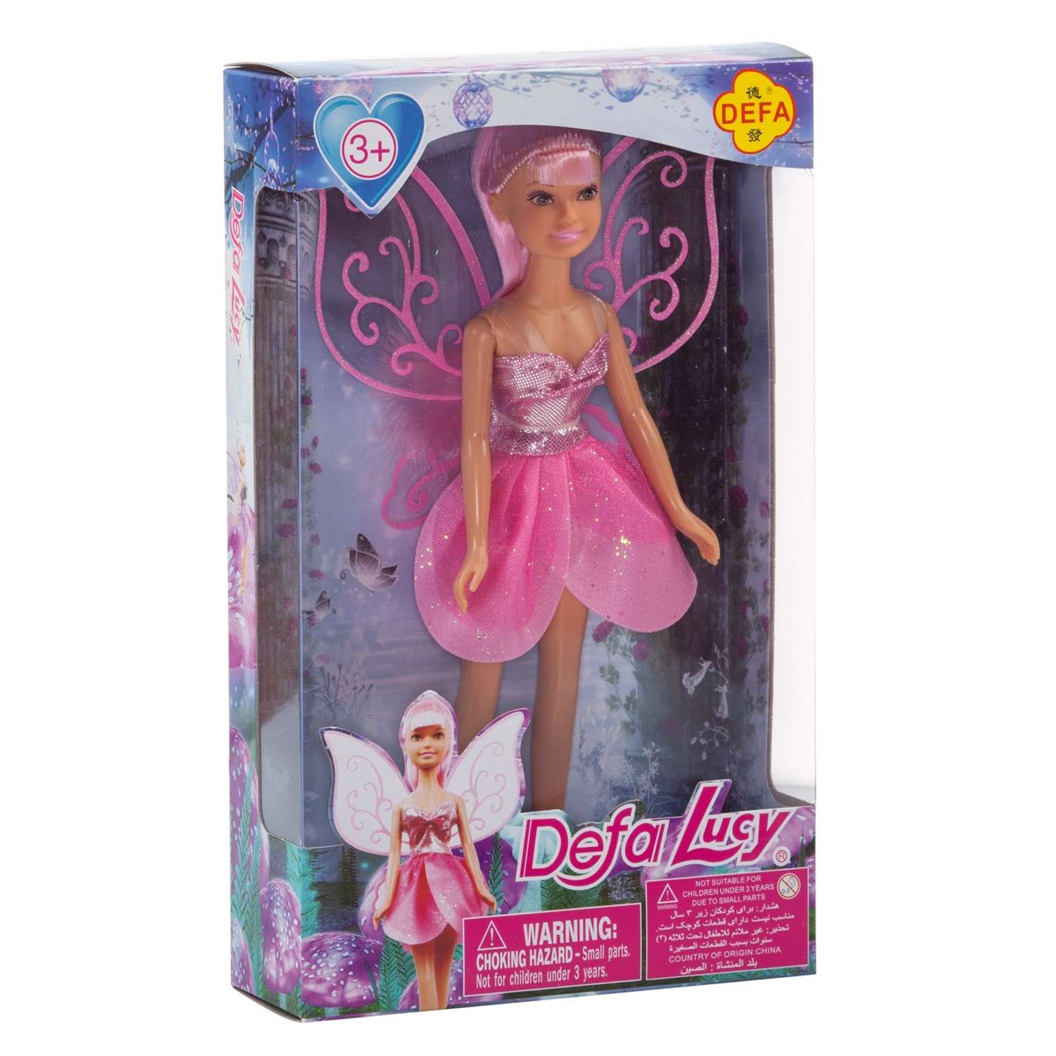Кукла Defa Lucy Милая волшебница розовая 8317//розовый - фото 3