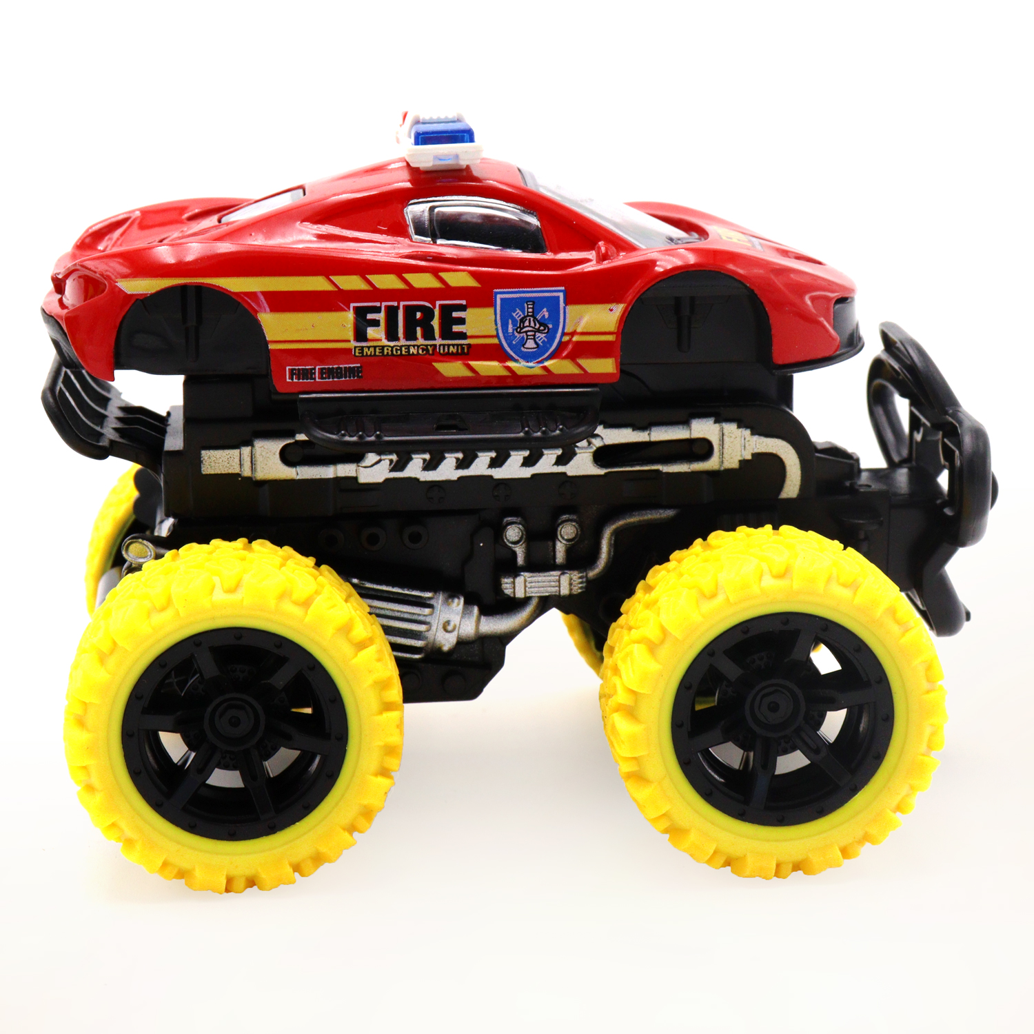 Пожарная машина Funky Toys желтый FT8486-6 - фото 2