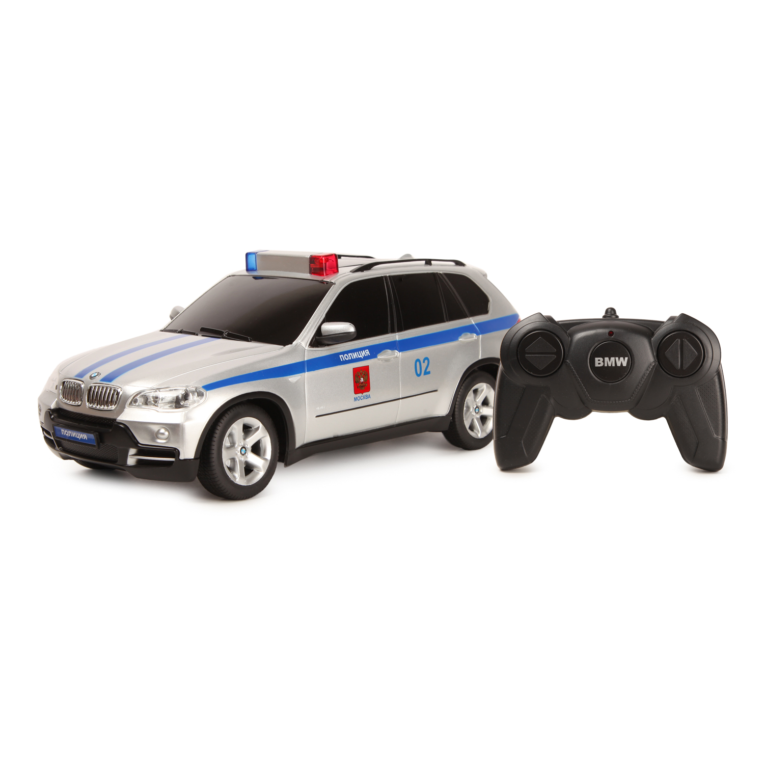 Машинка Rastar РУ 1:18 Bmw X5 Полицейская 23100P купить по цене 299 ₽ в  интернет-магазине Детский мир