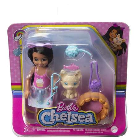 Кукла Barbie Челси с питомцем
