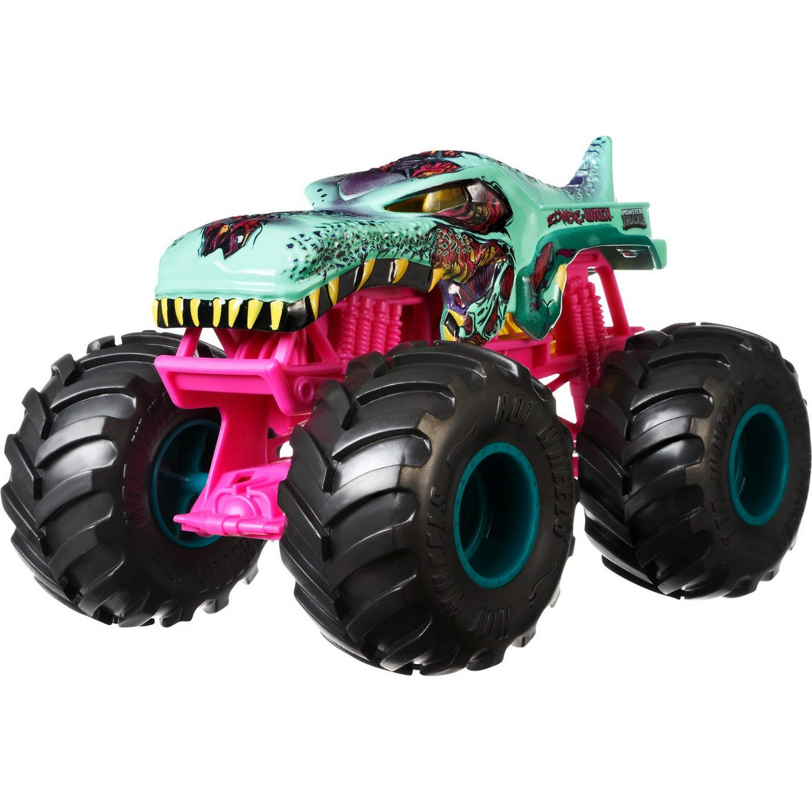 Машинка Hot Wheels Monster Trucks большой Зомби Рекс GWL13 FYJ83 - фото 1