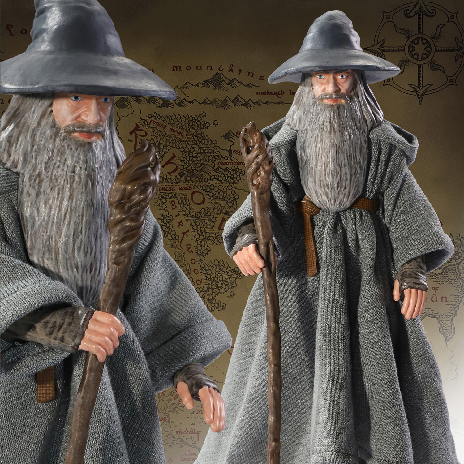 Фигурка The Lord of the Rings Bendyfig Гендальф - гибкая - фото 7