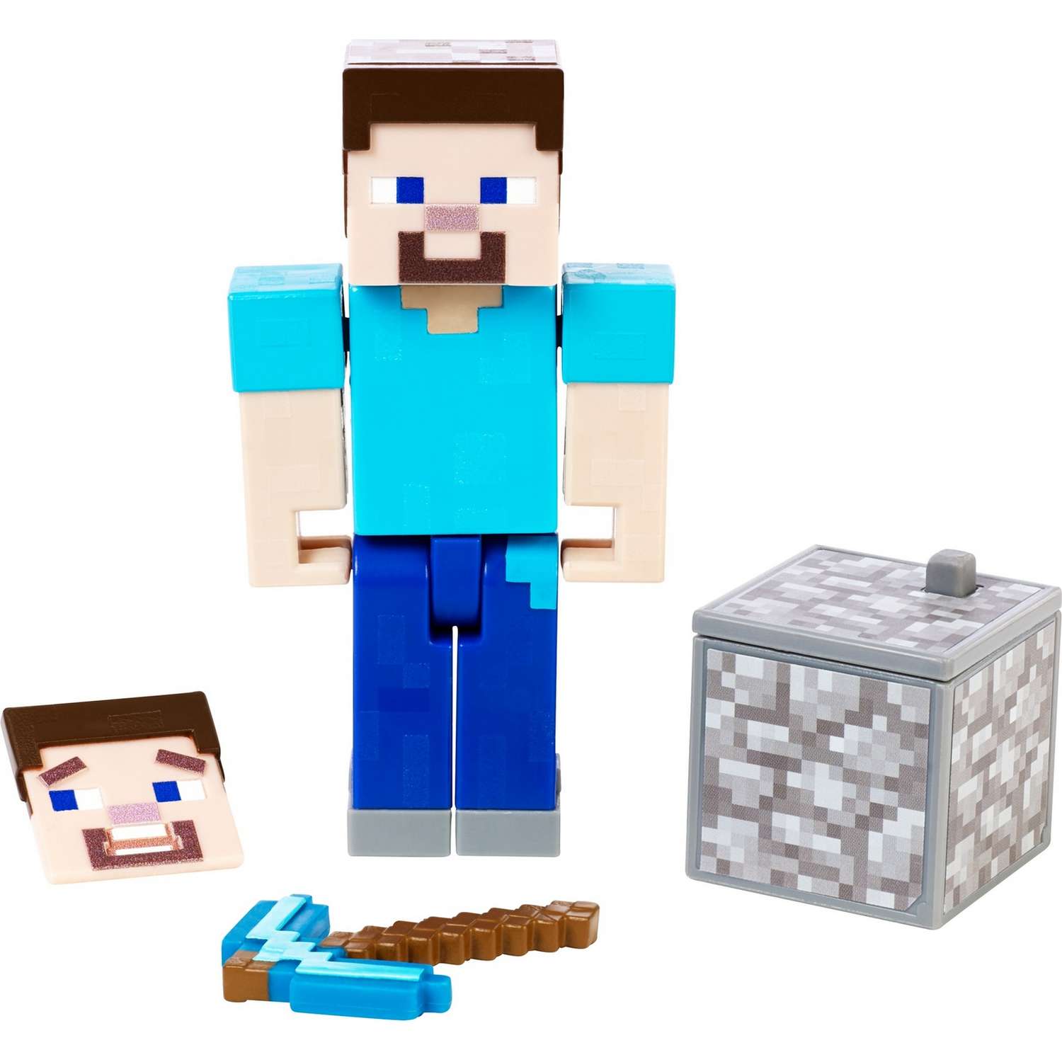 Фигурка Minecraft Стив с аксессуарами GCC13 - фото 1
