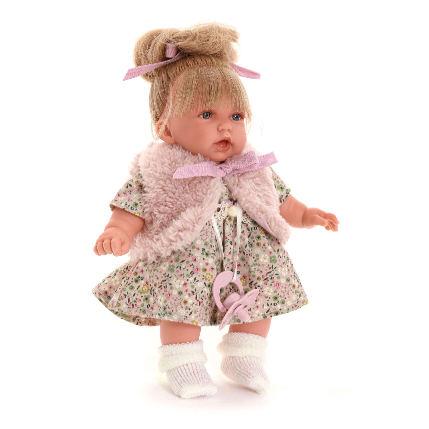Кукла Antonio Juan Реборн София в розовом 27 см озвученная 12135 - фото 3