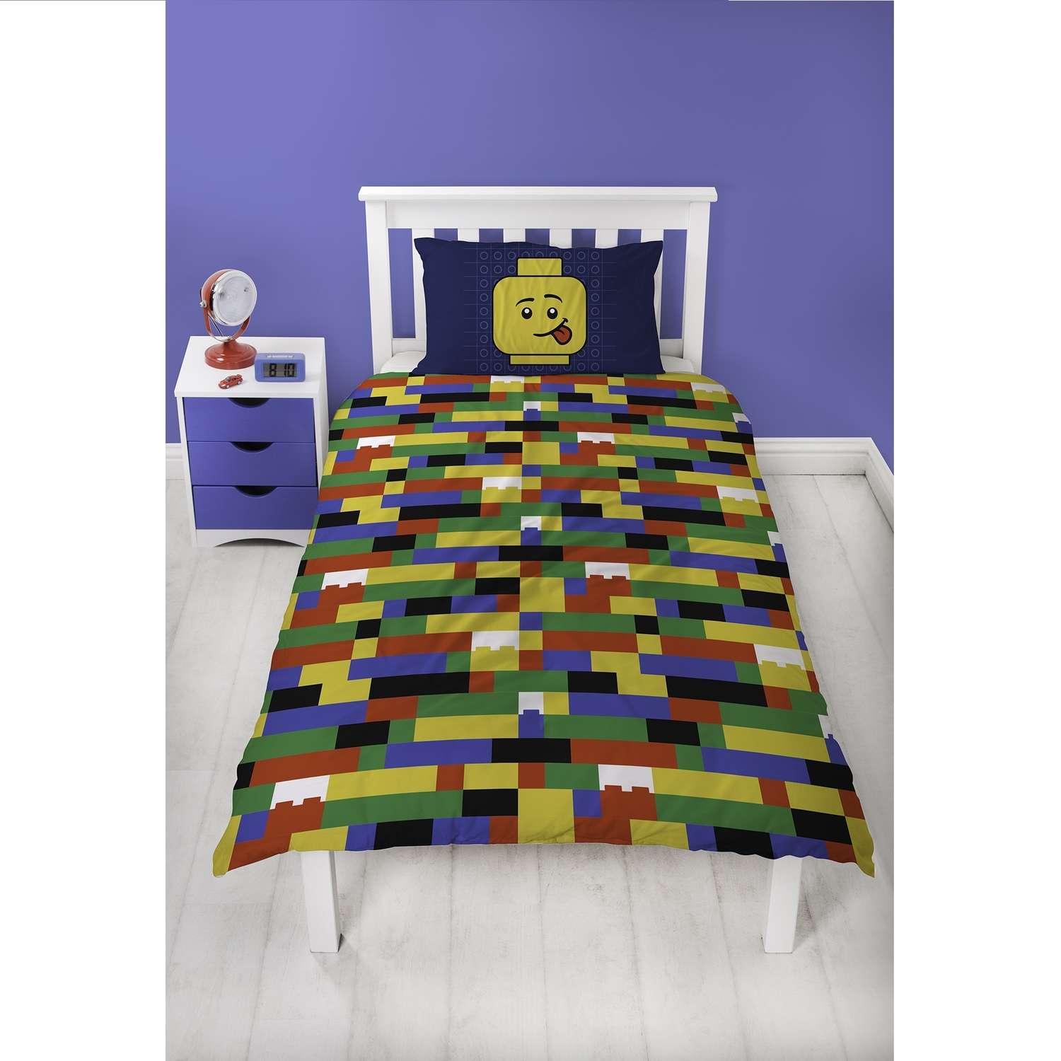 Комплект постельного белья LEGO Classic Head 2предмета LEG224 - фото 6