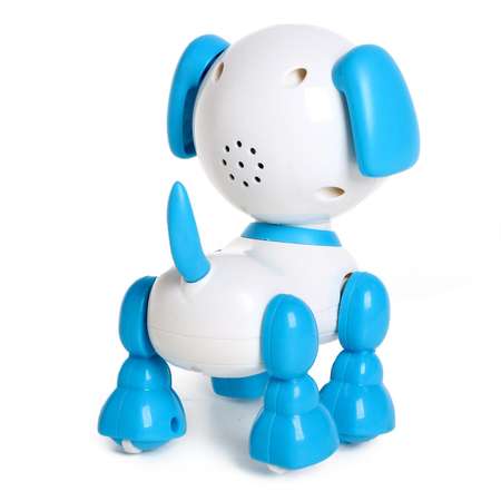 Робот IQ BOT питомец Щеночек световые и звуковые эффекты голубой