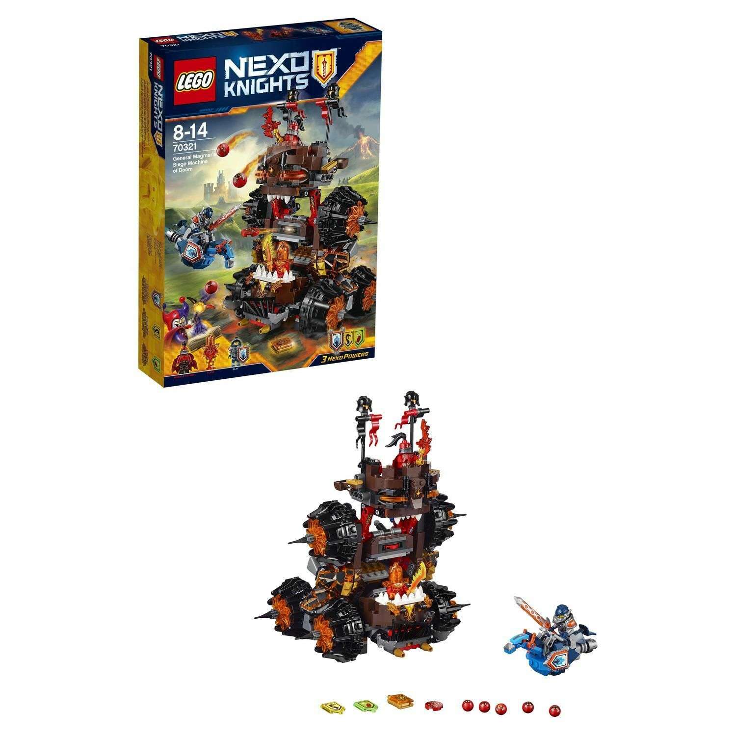 Конструктор LEGO Nexo Knights Роковое наступление Генерала Магмара (70321) - фото 1
