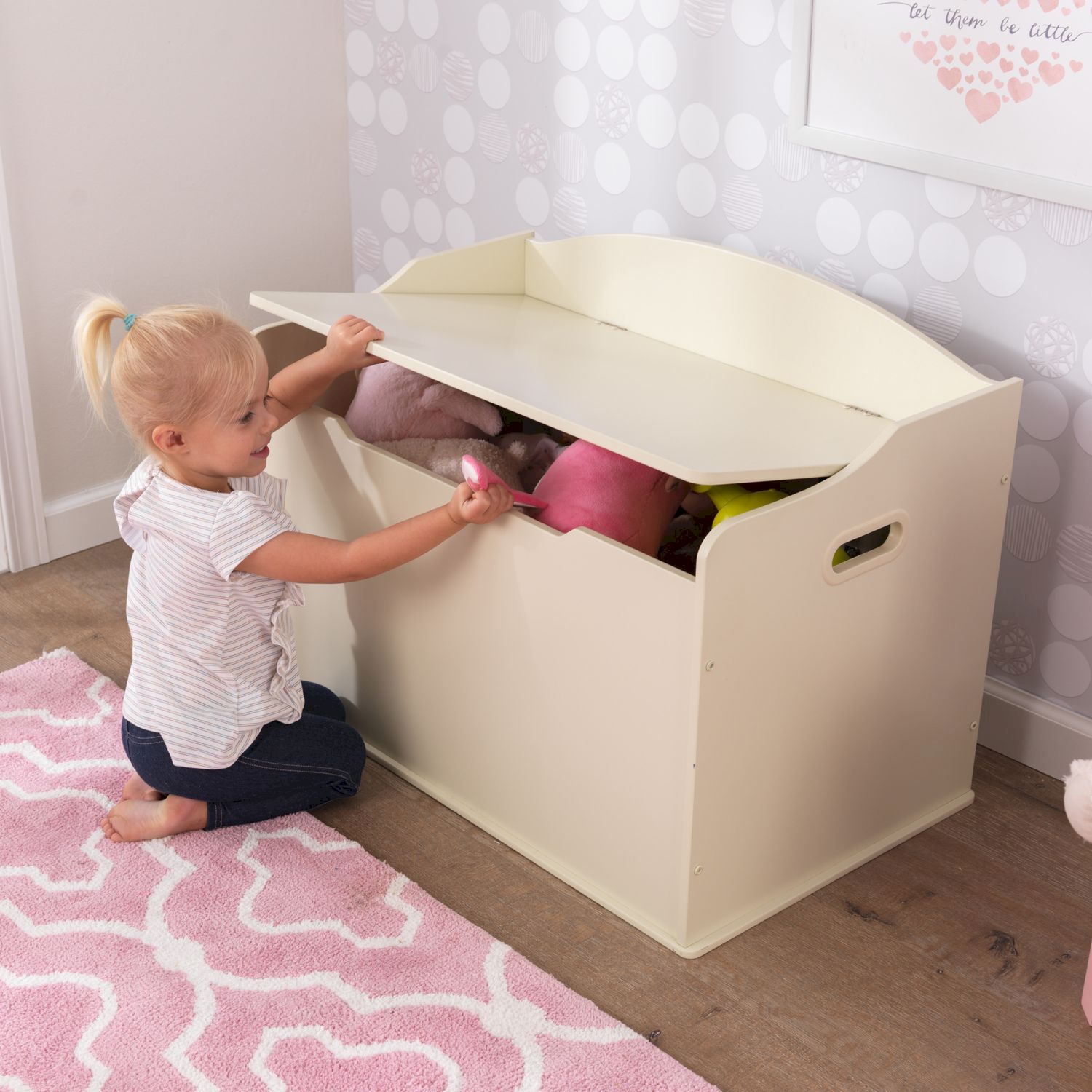 Ящик для хранения KidKraft Toy Box Ванильный 14958_KE - фото 3