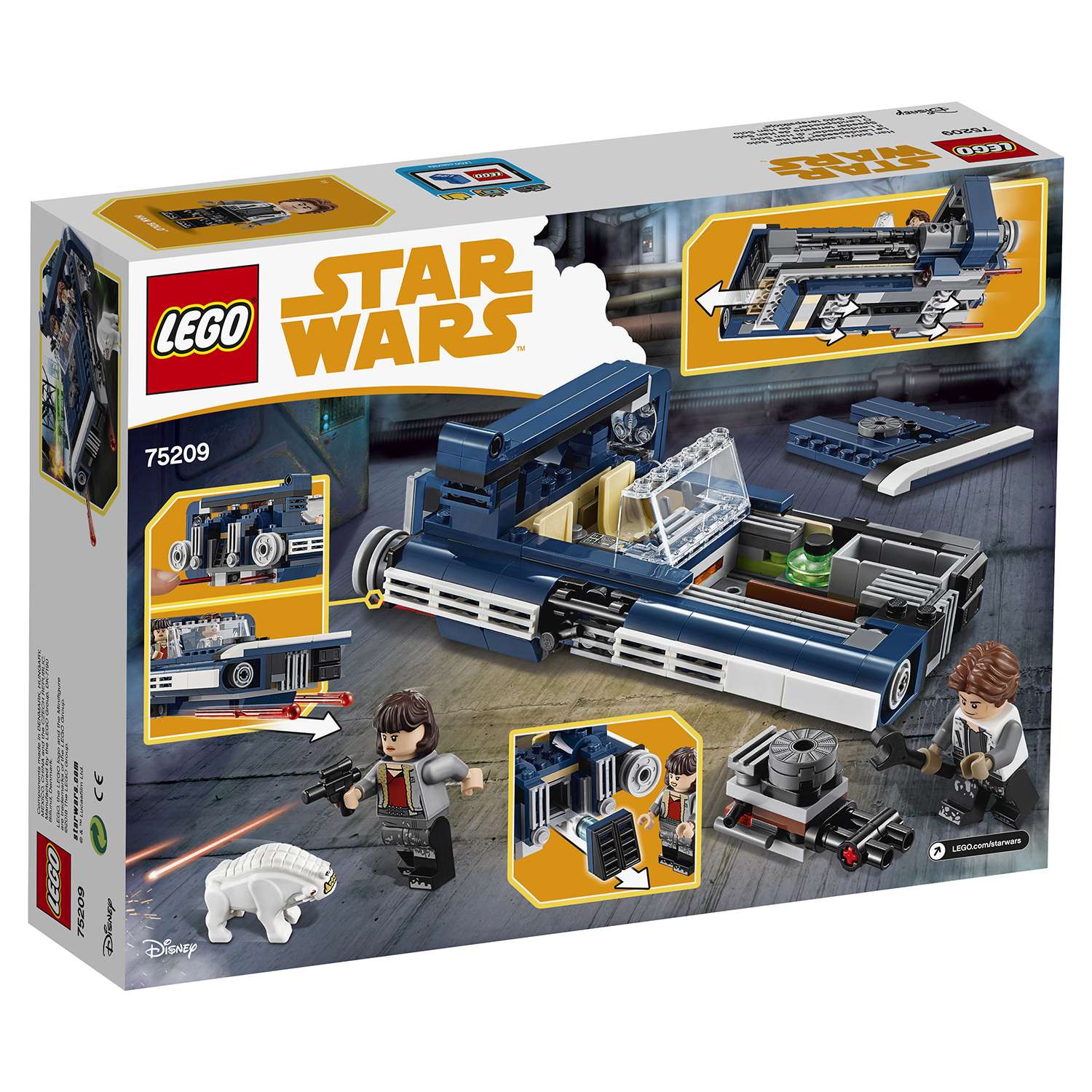 Конструктор LEGO Star Wars Спидер Хана Cоло (75209) - фото 3