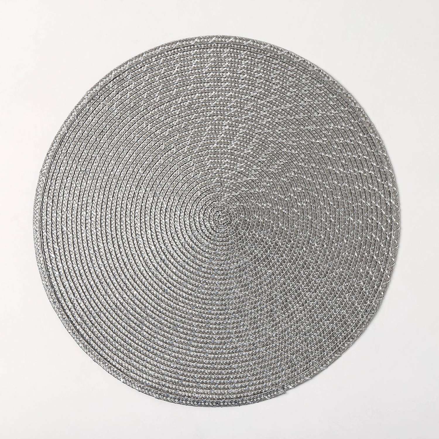 Набор салфеток Доляна сервировочных на стол «Рэй» 4 шт d=38 см цвет серый - фото 1