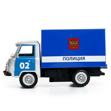 Машина Автоград металлическая «УАЗ 452 Полиция» инерция 1:43