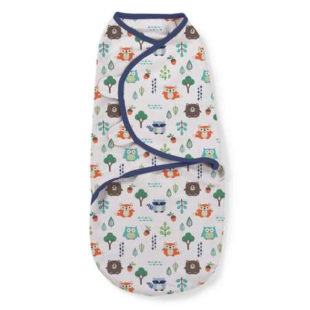 Конверт на липучке Summer Infant Swaddleme S/M Лесные зверята (56546)