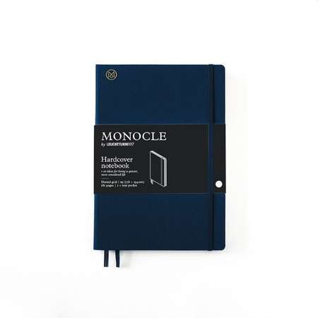 Блокнот Leuchtturm1917 Monocle B5 192 листа в точку твердая обложка цвет синий неви