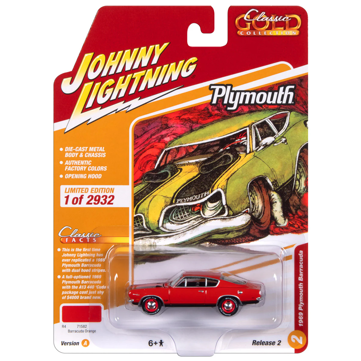 Автомобиль Johnny Lightning 1:64 JLCG032A-R2-N2 - фото 4
