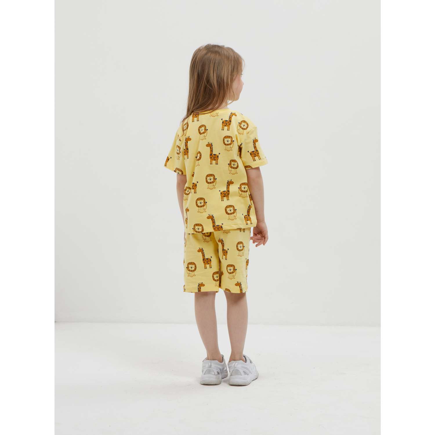 Пижама ISSHOP пижама желтая с шортами - фото 7