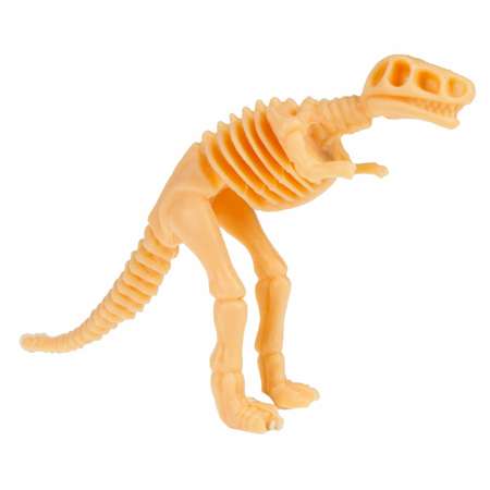 Игровой набор 1TOY Тиранозавр Скелет динозавра с пластилином 6 цветов