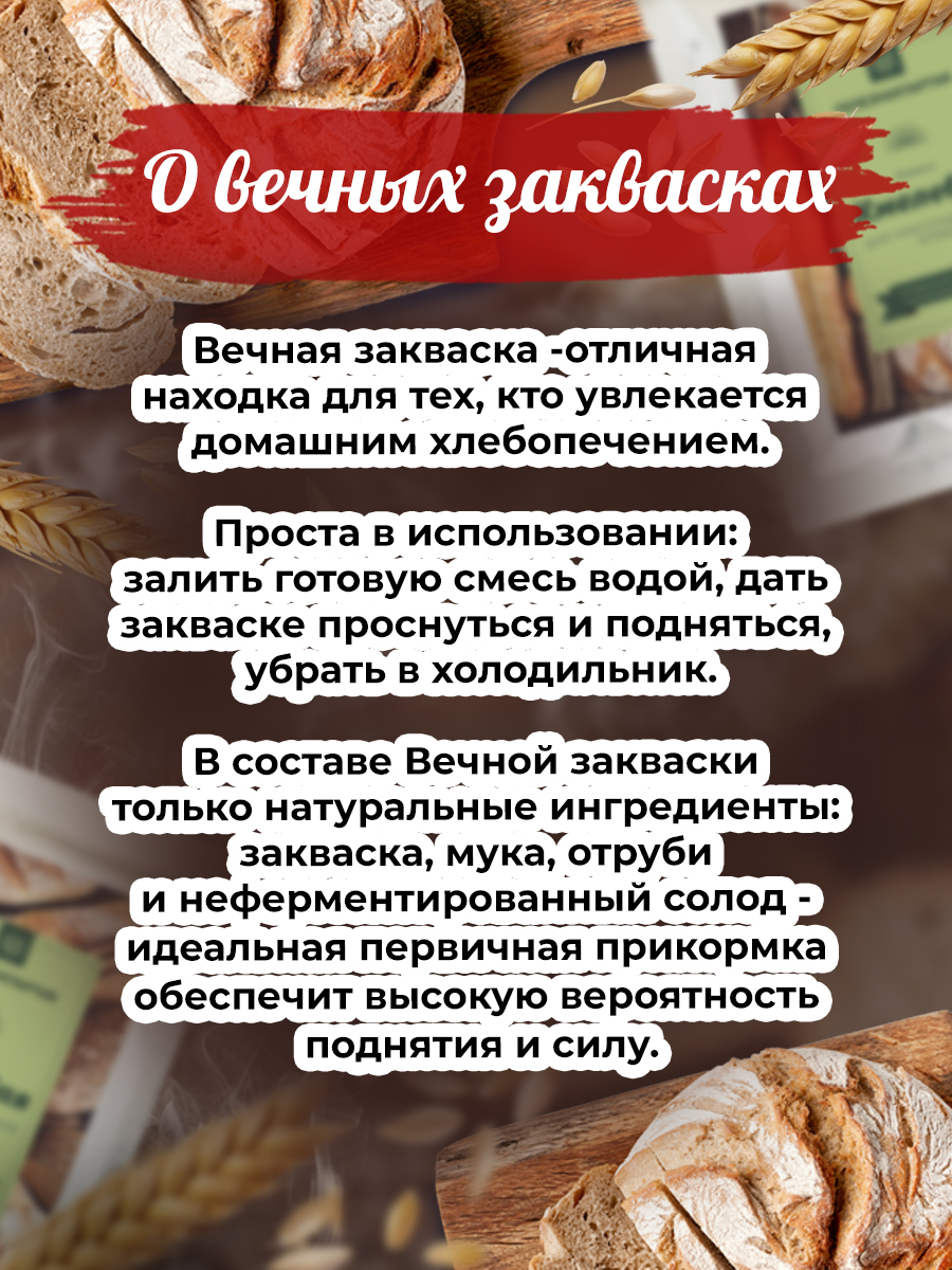 Закваска для хлеба Полезная Партия Хмелевая Вечная купить по цене 269 ₽ в  интернет-магазине Детский мир