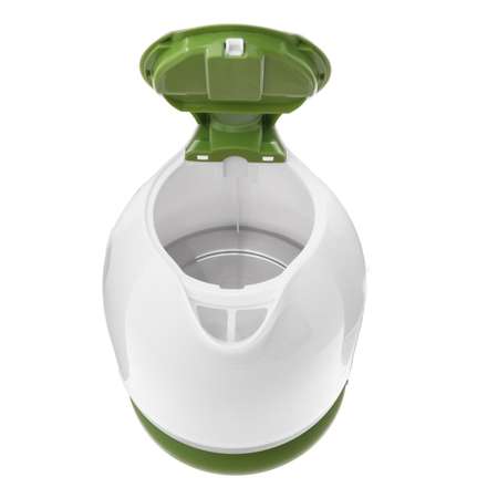 Чайник Energy электрический E-293 пластик 1.7 л 2200 Вт бело-зеленый