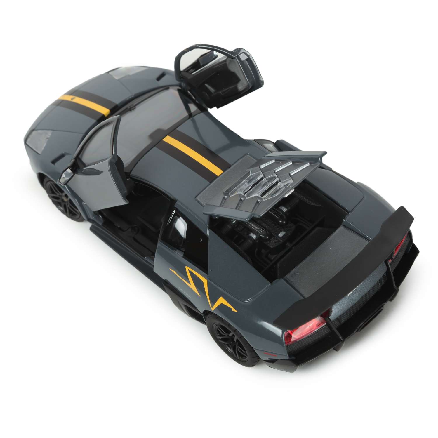 Автомобиль Rastar Lamborghini 1:24 серый 39301 - фото 5