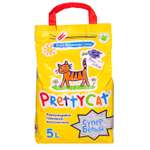 Наполнитель для кошек Pretty Cat Cупер белый комкующийся с ароматом лаванды 5л