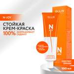Крем-краска для окрашивания волос Ollin N-JOY 7/28 русый фиолетово-синий 100 мл