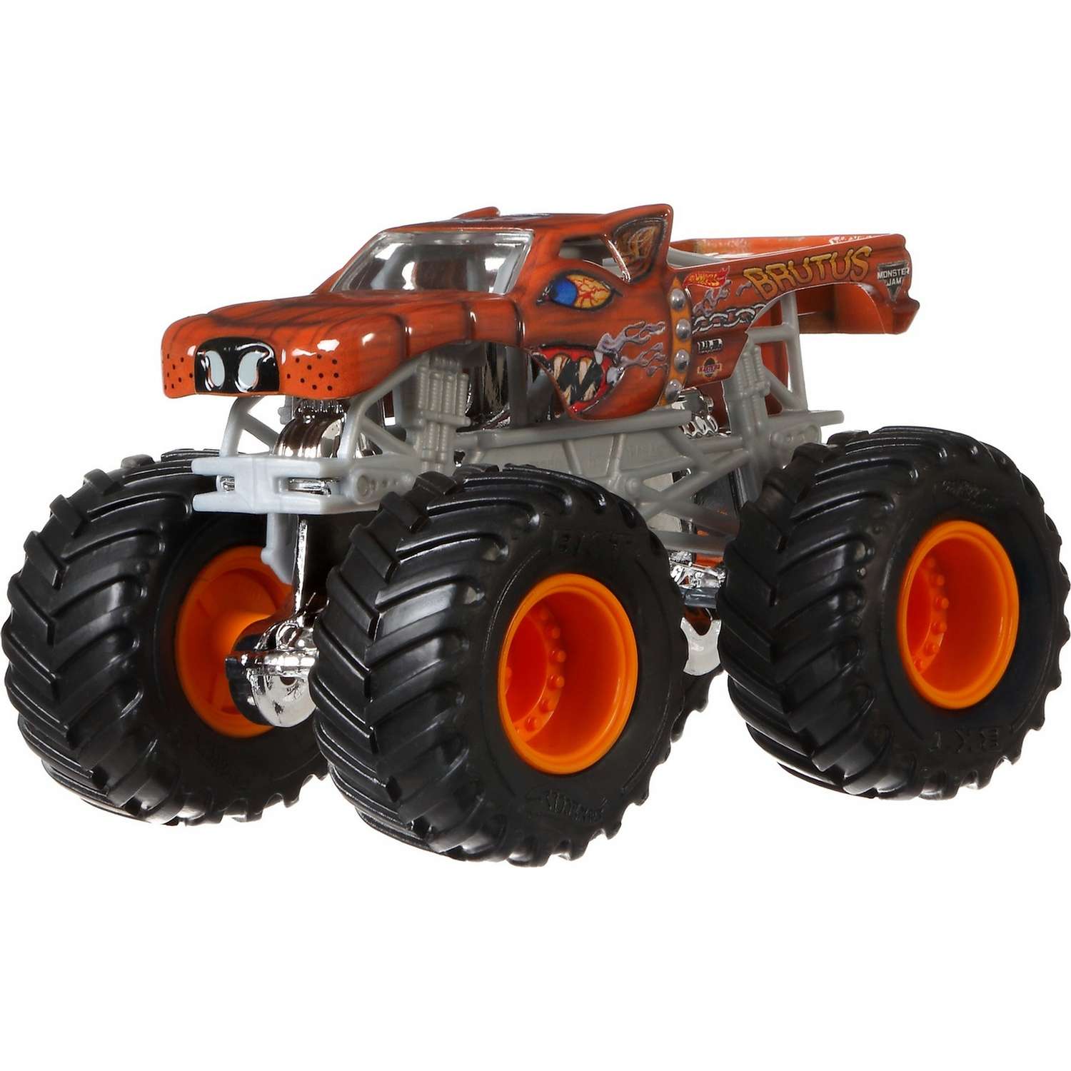 Машина Hot Wheels Monster Jam 1:64 Dog Pound Брут FLX45 21572 - фото 4