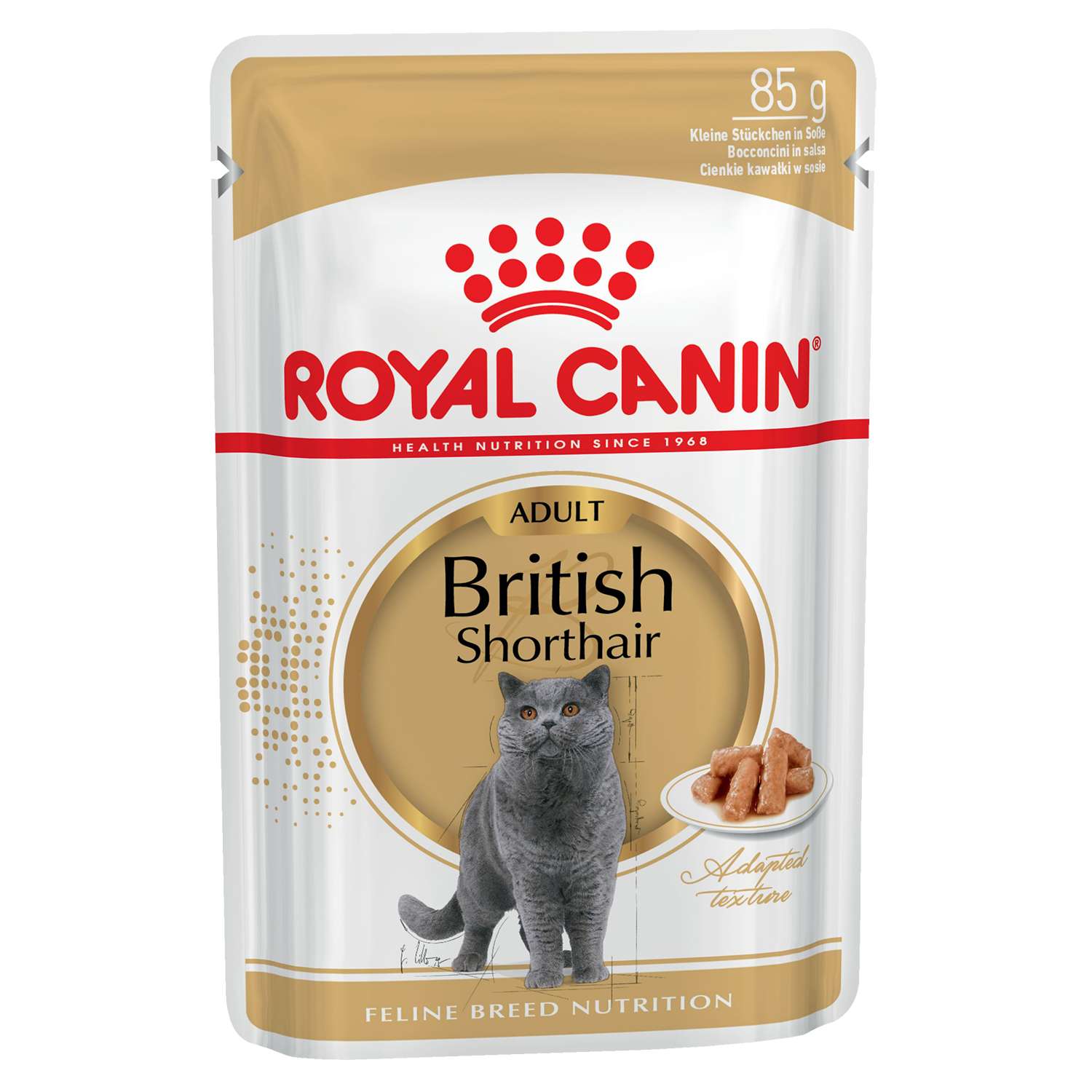 Влажный корм ROYAL CANIN British Shorthair для британских кошек 85 г в пауче - фото 2