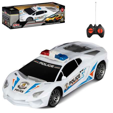 Игрушка на радиоуправлении AUTODRIVE полицейская гоночная с пультом 4 канала JB0404677