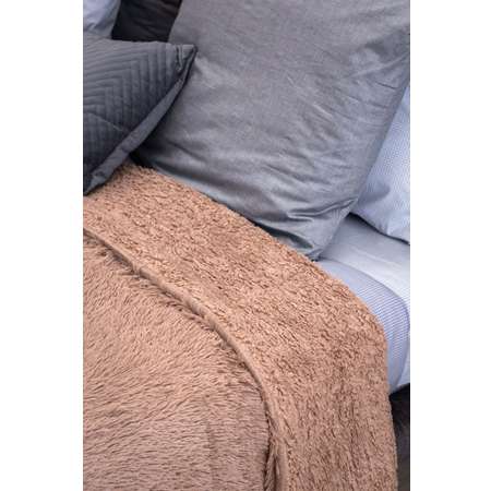 Плед Arya Home Collection Пушистый 200х220 Parison меховое на диван кровать
