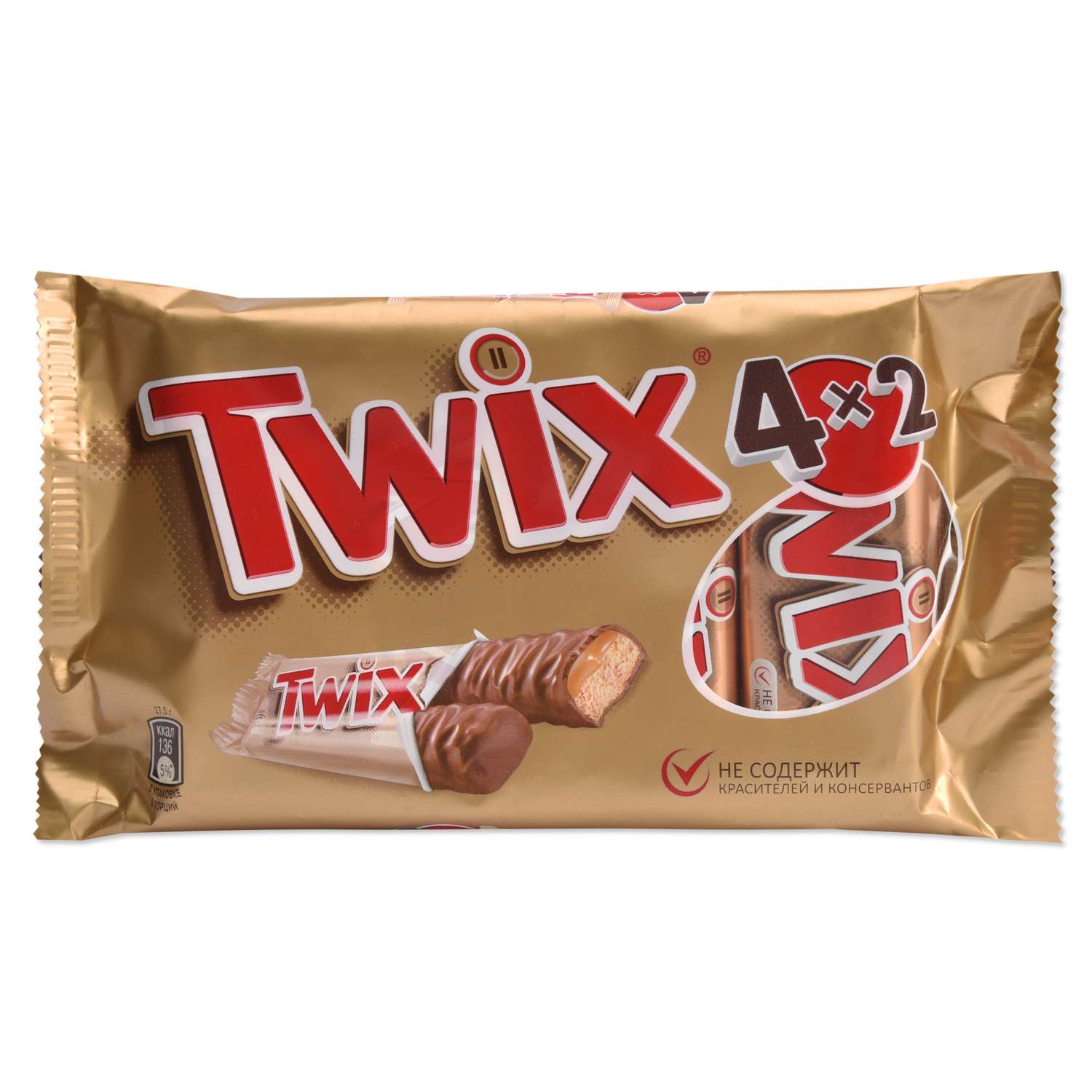Батончик шоколадный TWIX 4*55г - фото 1