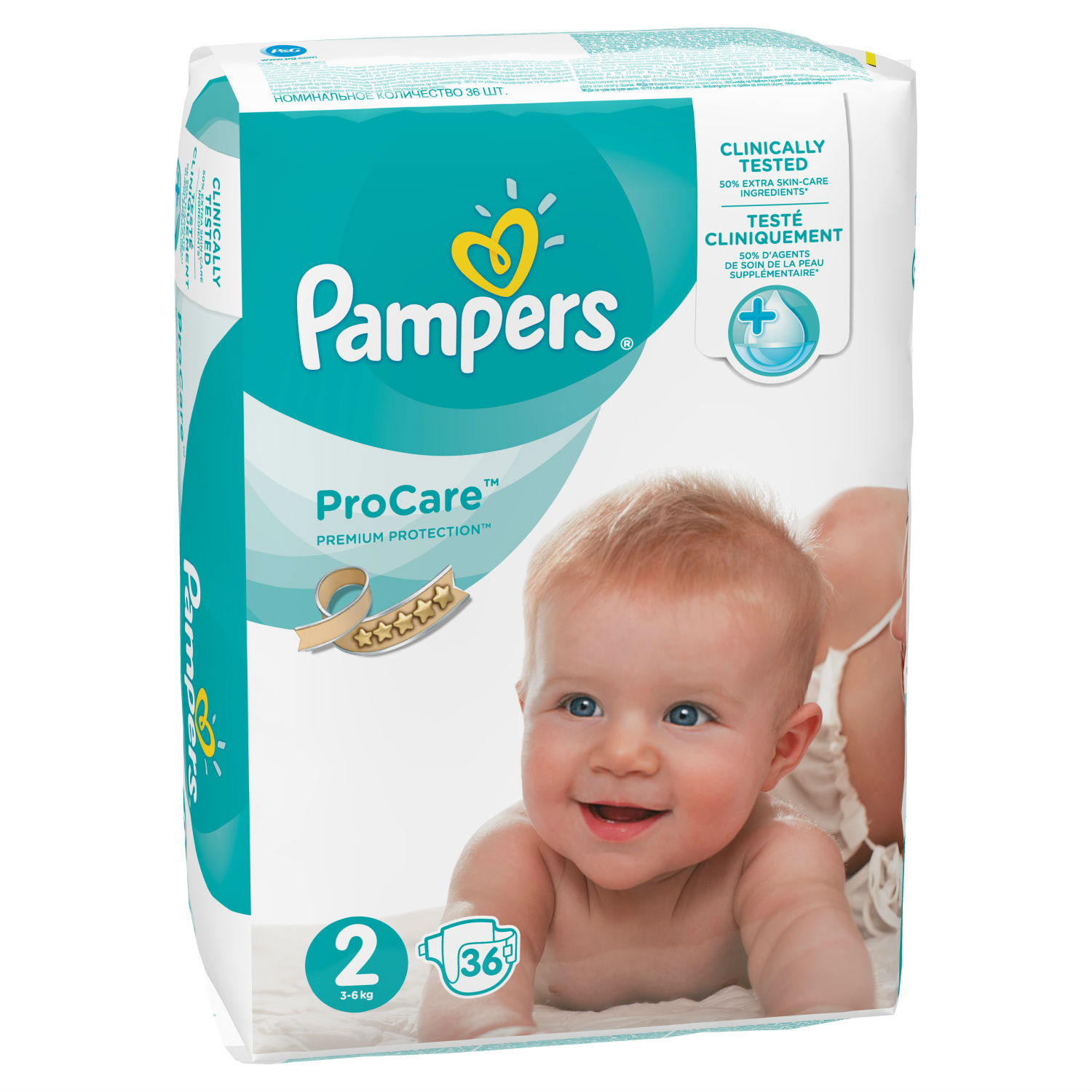 Подгузники Pampers Procare 2 3-6кг 36шт - фото 3