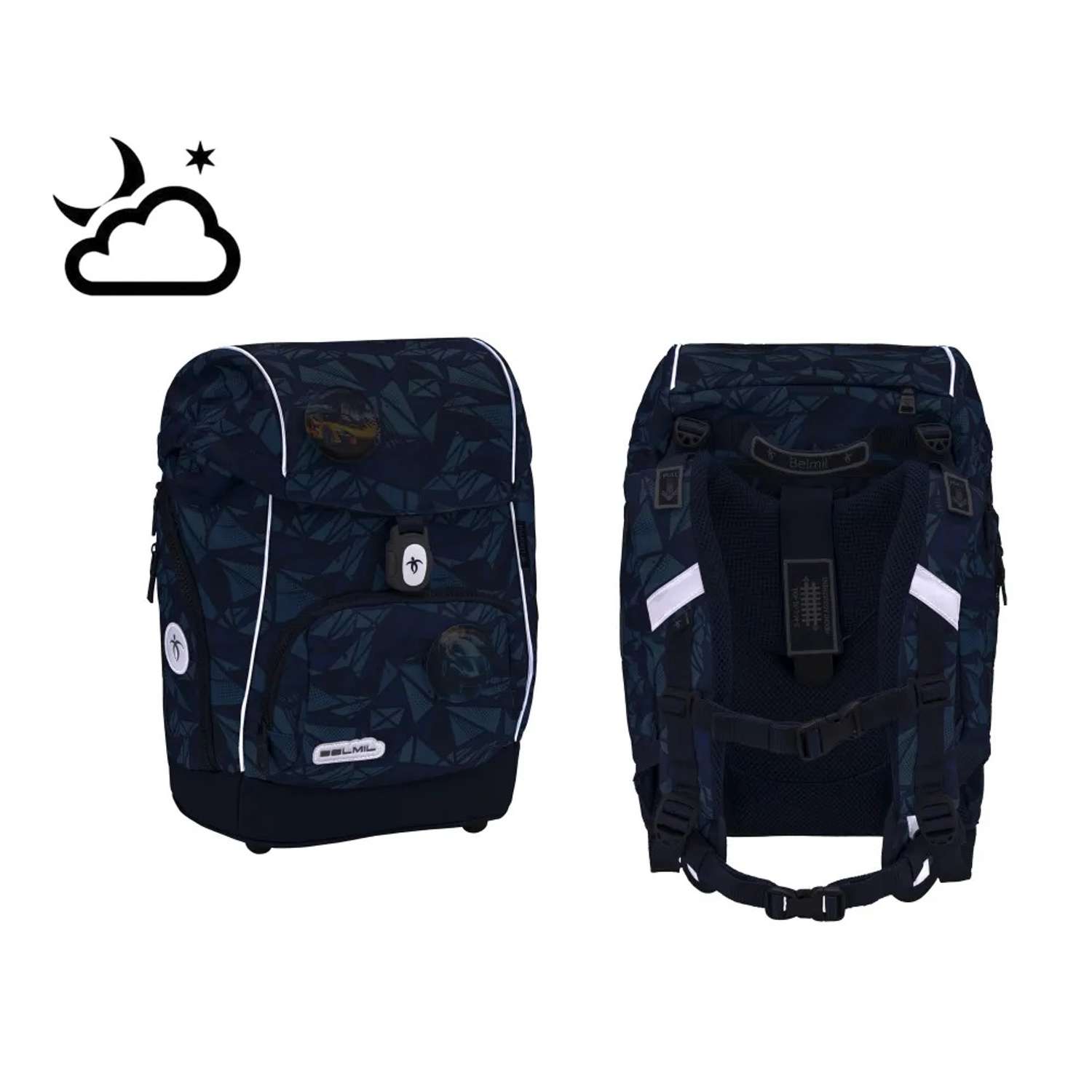 Школьный ранец BELMIL Premium Comfy Plus Glacier Blue с наполнением серия 405-73-P-RS-10 - фото 7