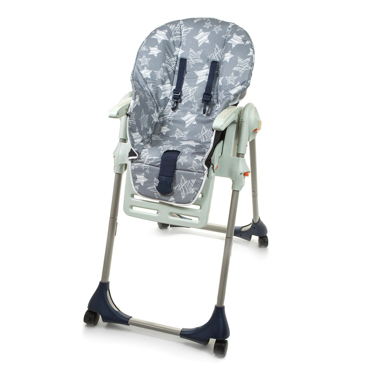 Сменный чехол для детского стульчика Peg Perego Siesta/Prima Pappa Ice Ambiance Grey