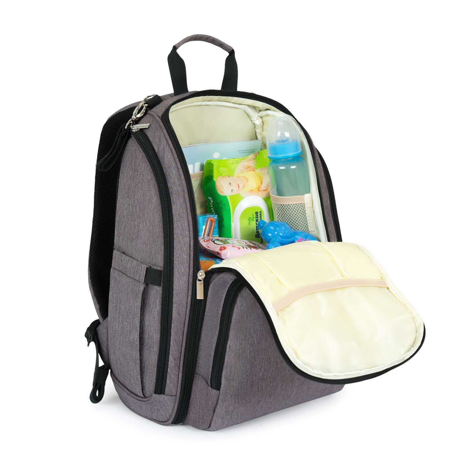 Рюкзак для мамы Nuovita Capcap via Коричневый - фото 8