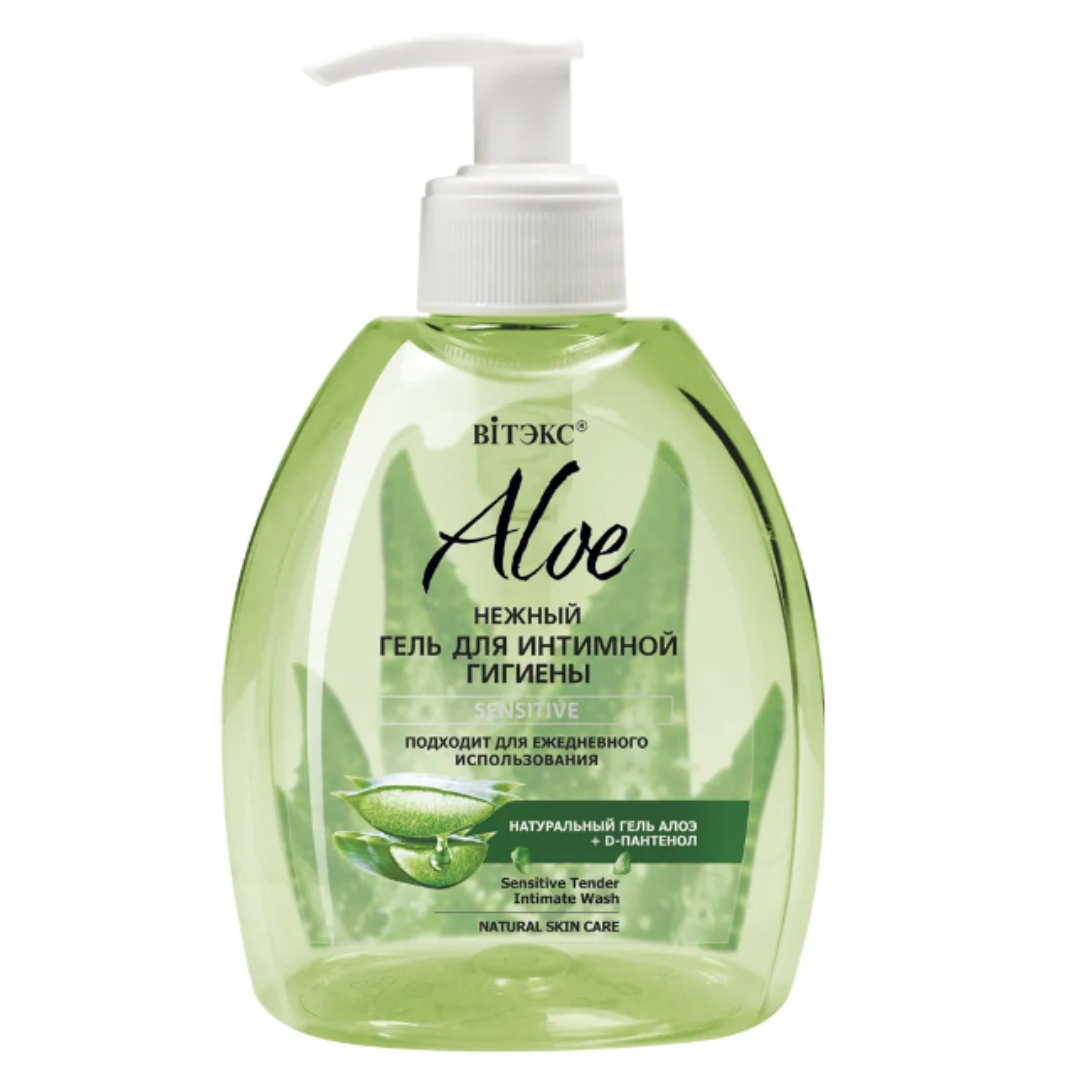 Гель для интимной гигиены Витэкс Aloe 97% нежный sensitive 300 мл - фото 1