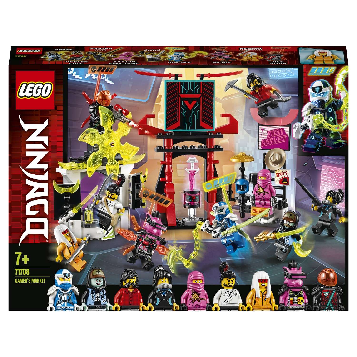 Конструктор LEGO Ninjago Киберрынок 71708 - фото 2